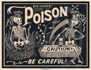 warning poison