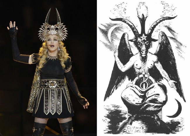 Madonna-Super-Bowl-Baphomet