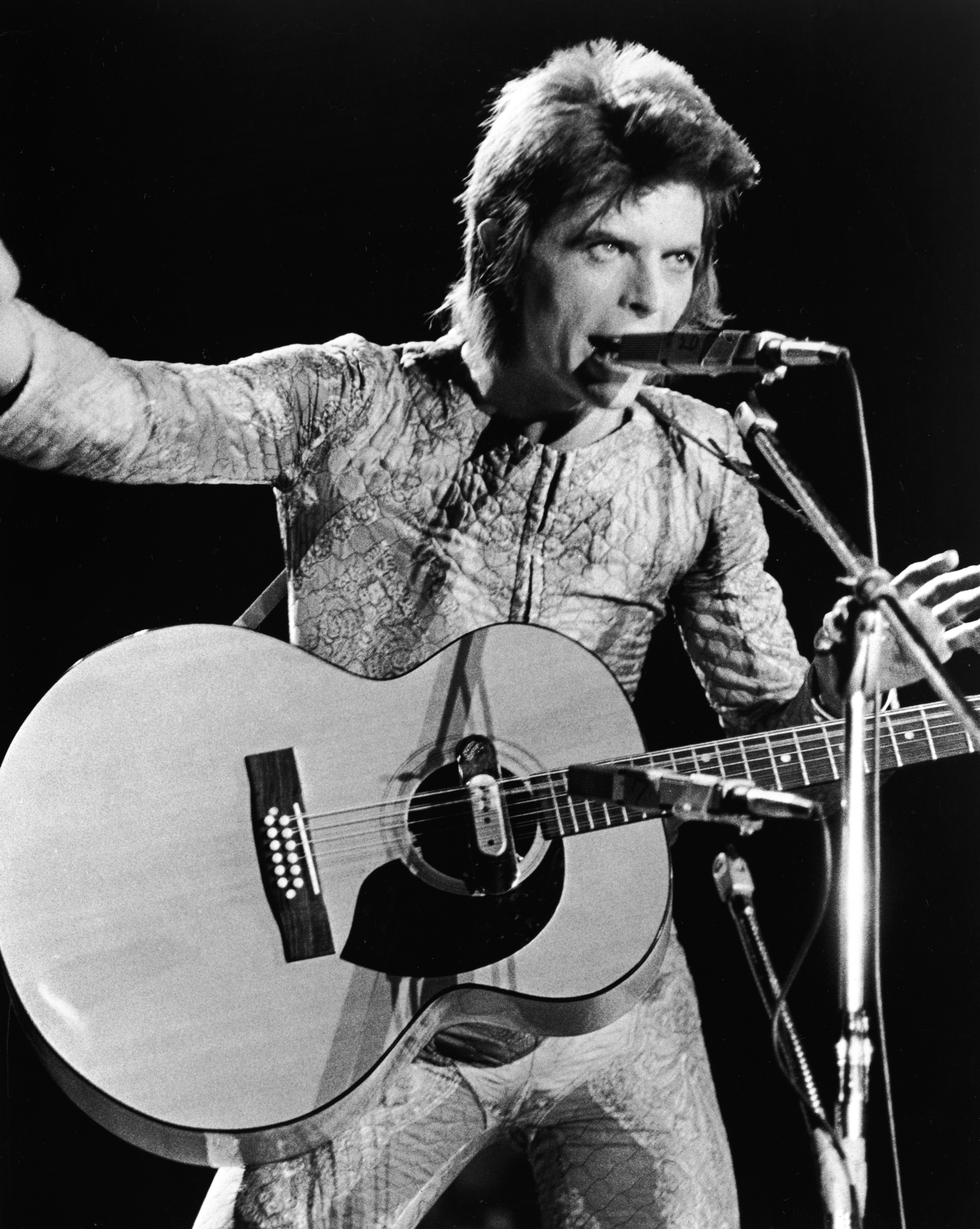 David Bowie Performing As Ziggy Stardust